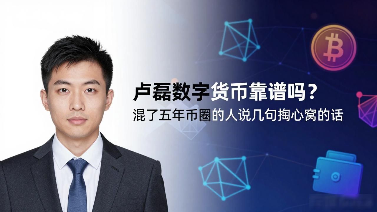 卢磊数字货币靠谱吗？混了五年币圈的人说几句掏心窝的话
