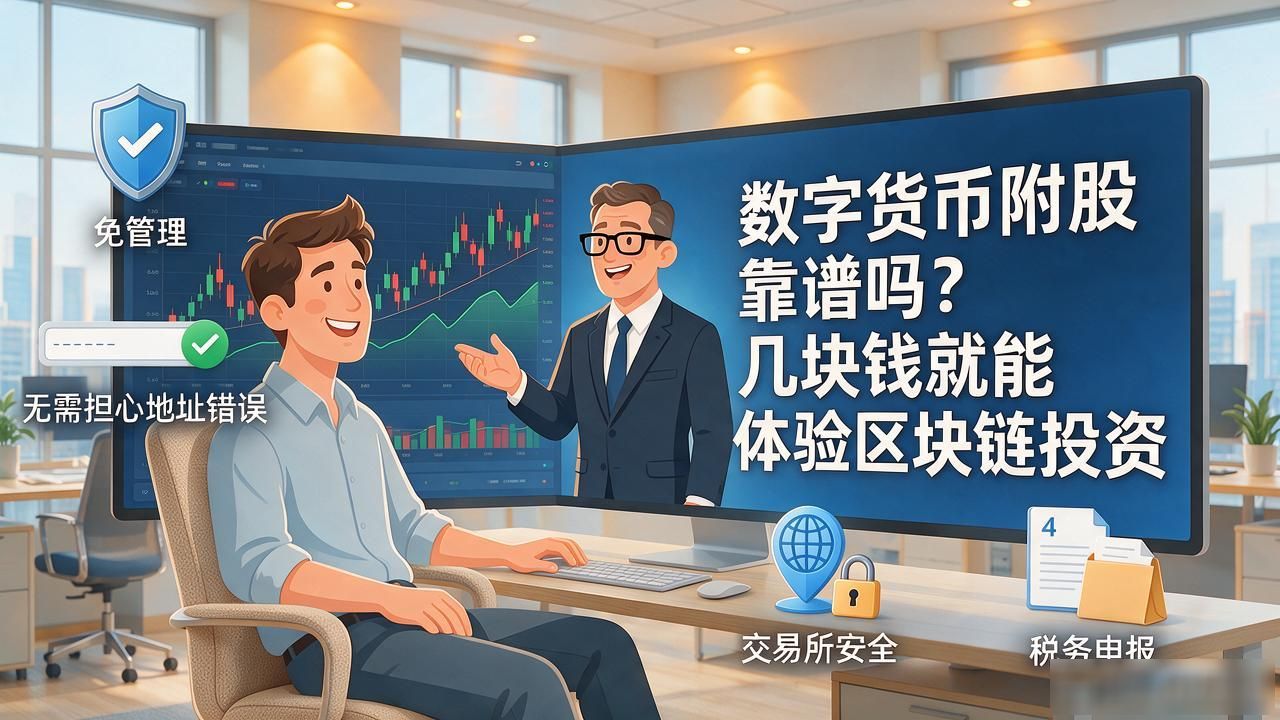 数字货币附股靠谱吗？几块钱就能体验区块链投资