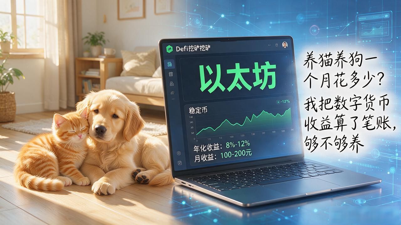 养猫养狗一个月花多少？我把数字货币收益算了笔账，够不够养