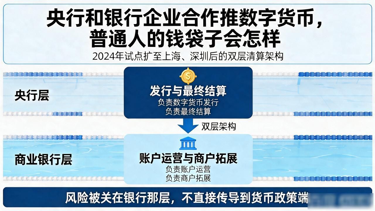 央行和银行企业合作推数字货币,普通人的钱袋子会怎样