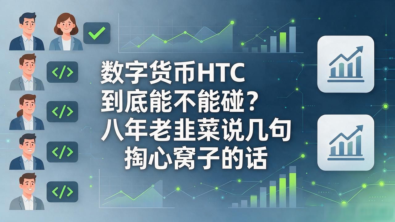 数字货币HTC到底能不能碰？八年老韭菜说几句掏心窝子的话