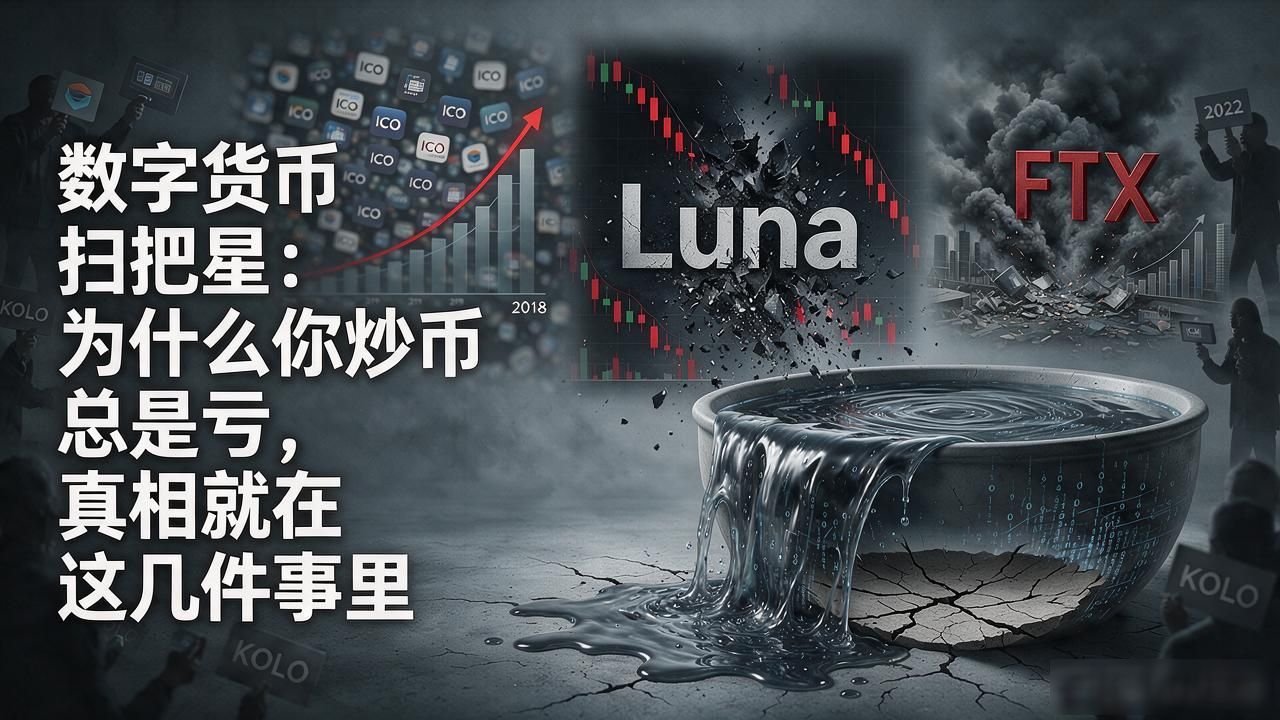 数字货币扫把星：为什么你炒币总是亏，真相就在这几件事里