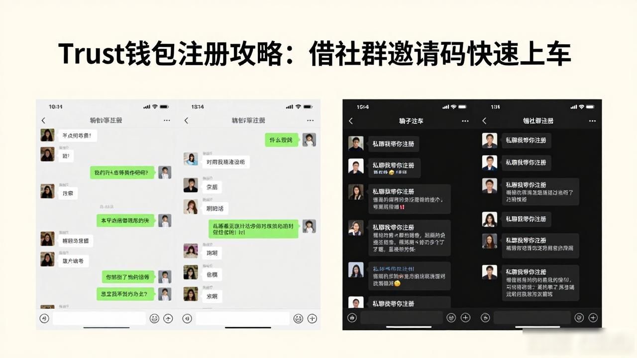 Trust钱包注册攻略:借社群邀请码快速上车