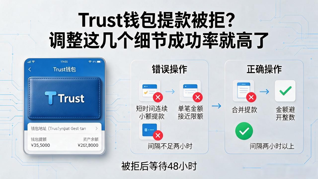 Trust钱包提款被拒？调整这几个细节成功率就高了
