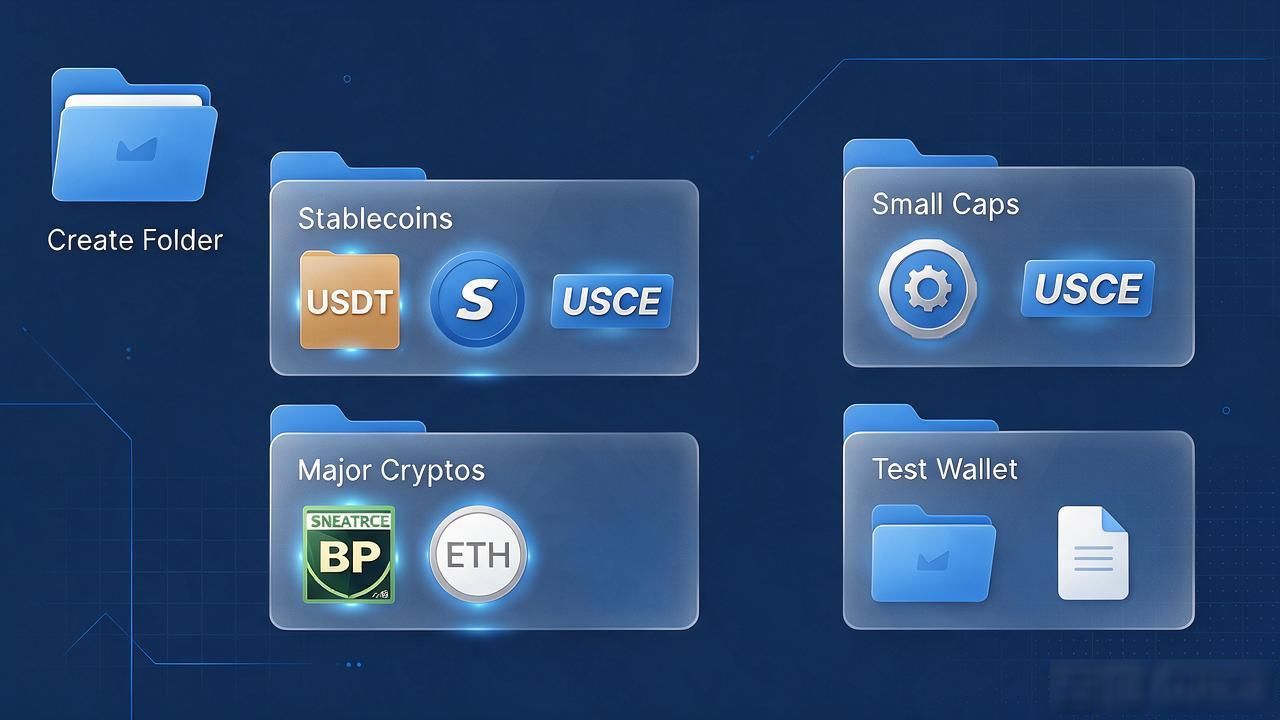Trust Wallet上怎么管多种资产?添加与分组实操