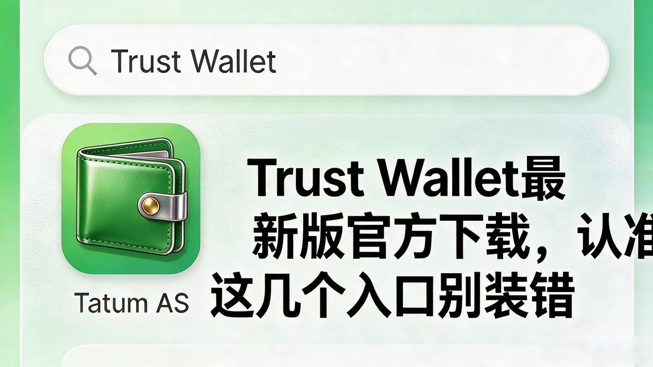 Trust Wallet最新版官方下载,认准这几个入口别装错