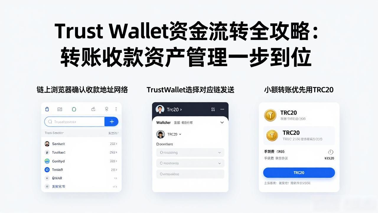 Trust Wallet资金流转全攻略:转账收款资产管理一步到位
