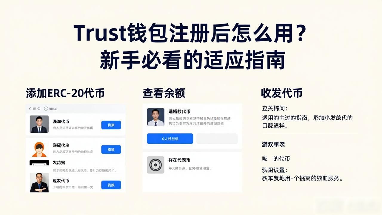 Trust钱包注册后怎么用?新手必看的适应指南