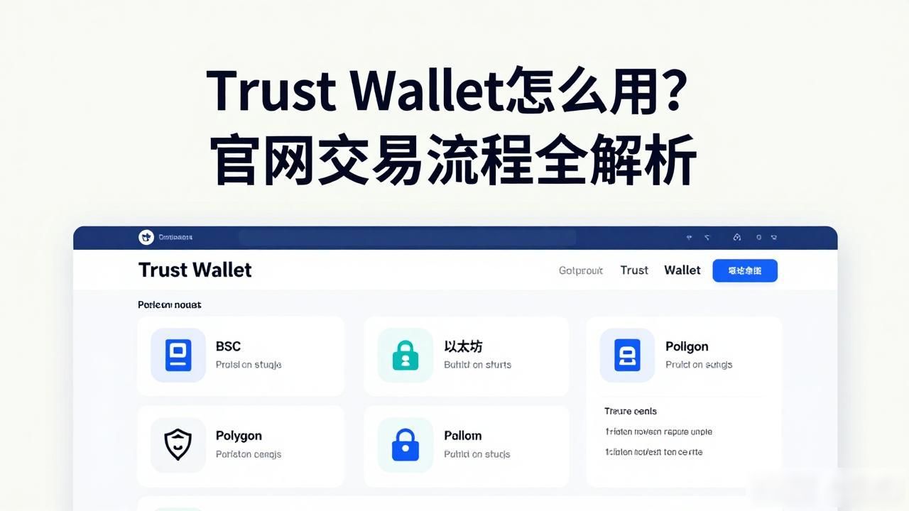 Trust Wallet怎么用?官网交易流程全解析