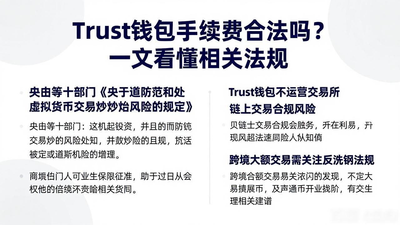 Trust钱包手续费合法吗？一文看懂相关法规