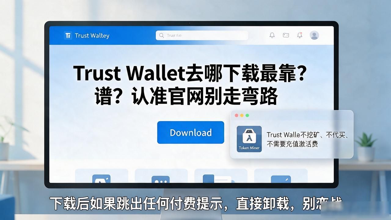 Trust Wallet去哪下载最靠谱？认准官网别走弯路