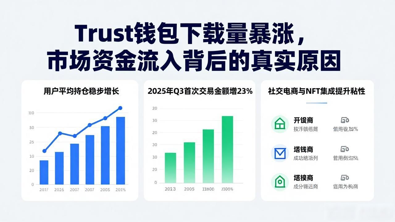 Trust钱包下载量暴涨，市场资金流入背后的真实原因