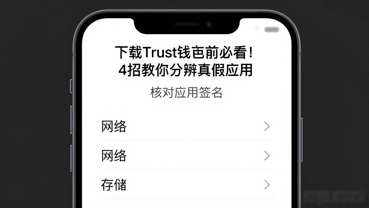 下载Trust钱包前必看!4招教你分辨真假应用
