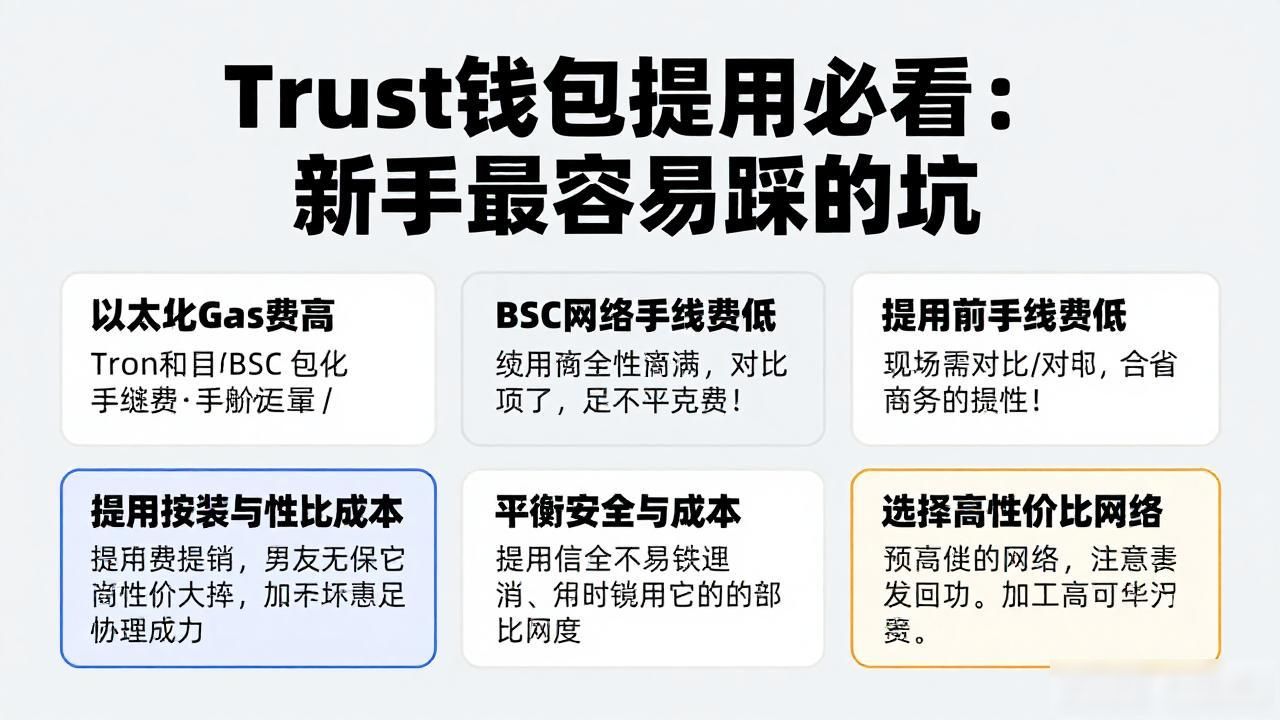 Trust钱包提币必看:新手最容易踩的坑