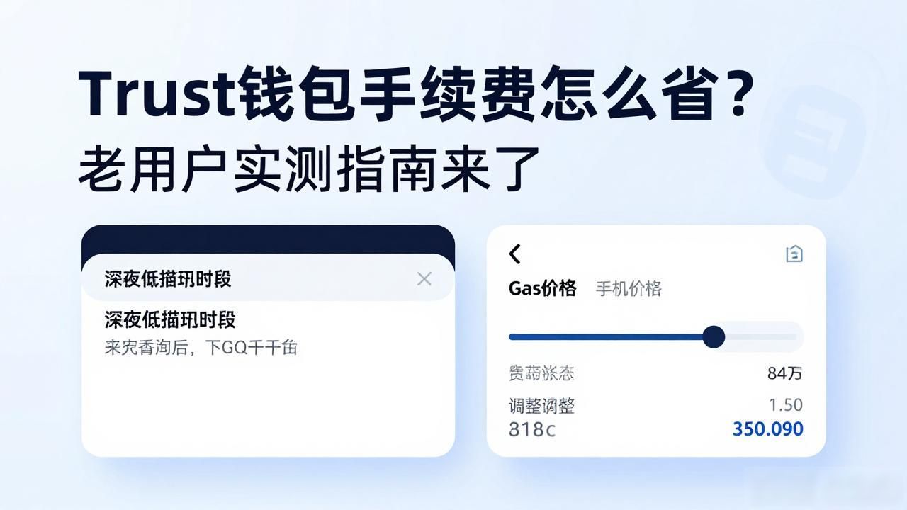Trust钱包手续费怎么省？老用户实测指南来了