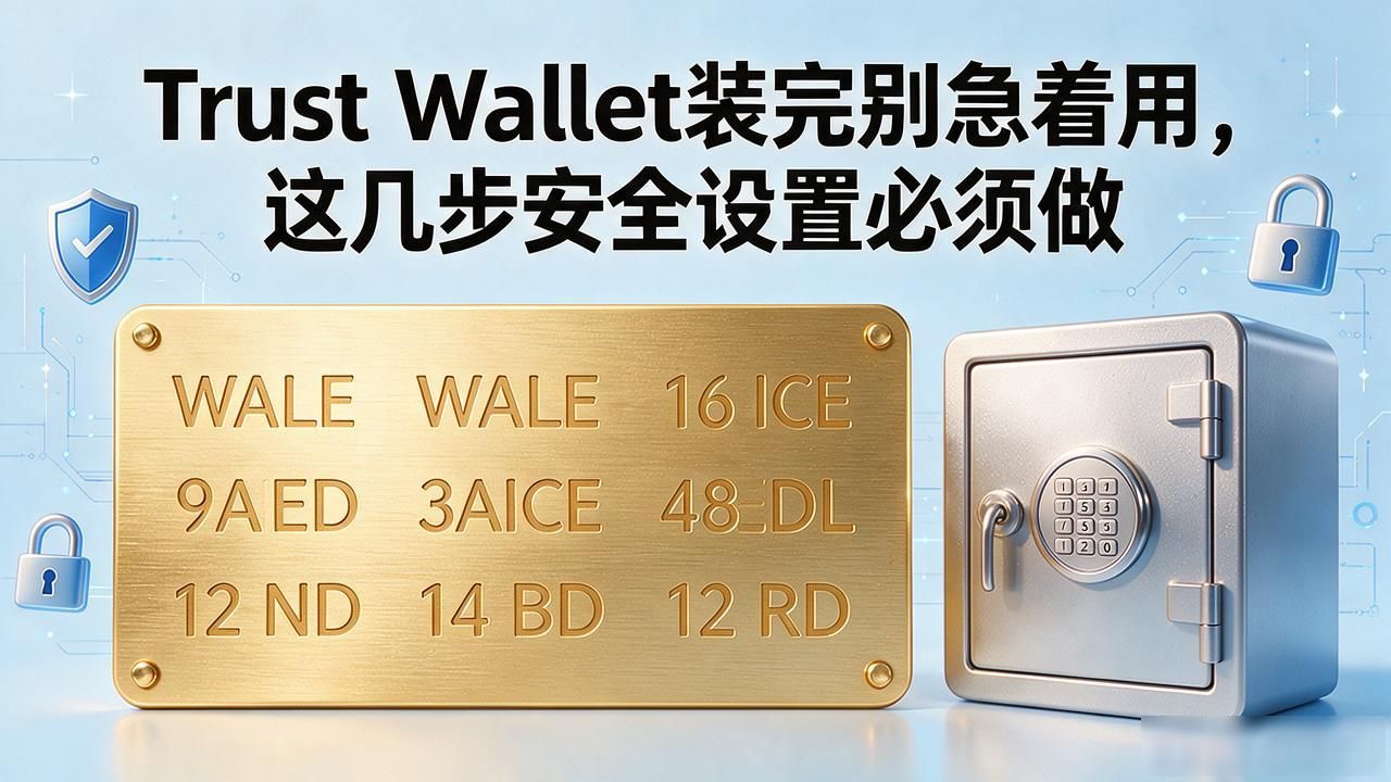 Trust Wallet装完别急着用,这几步安全设置必须做