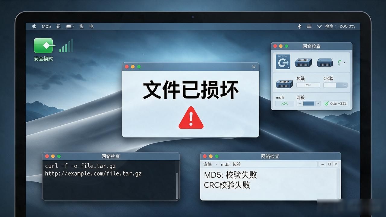 特殊设备Mac下载总提示文件已损坏,别硬删别重装