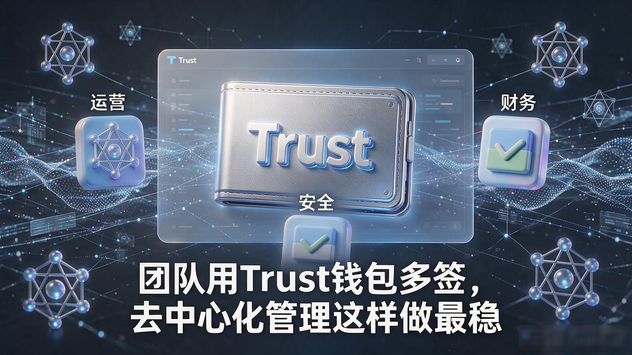 团队用Trust钱包多签，去中心化管理这样做最稳