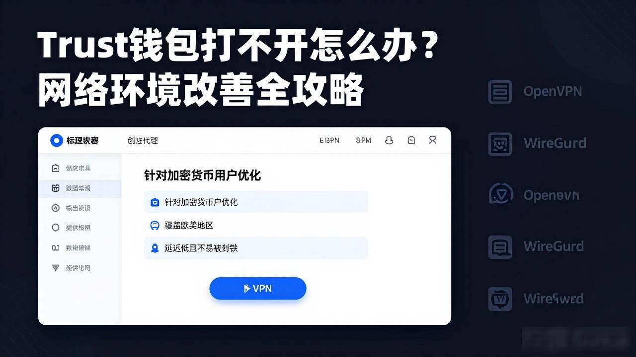 Trust钱包打不开怎么办?网络环境改善全攻略