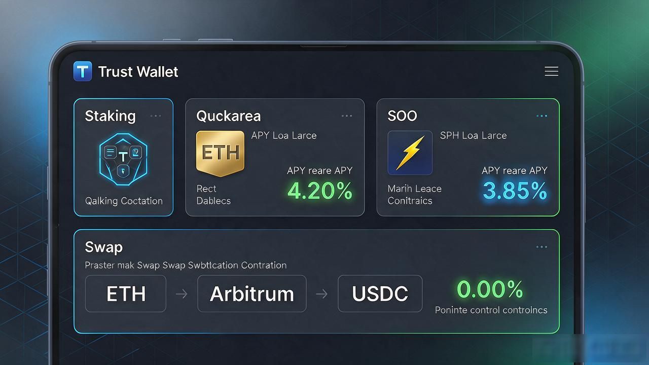 Trust Wallet整合投资工具：管币、理财、NFT一站式搞定