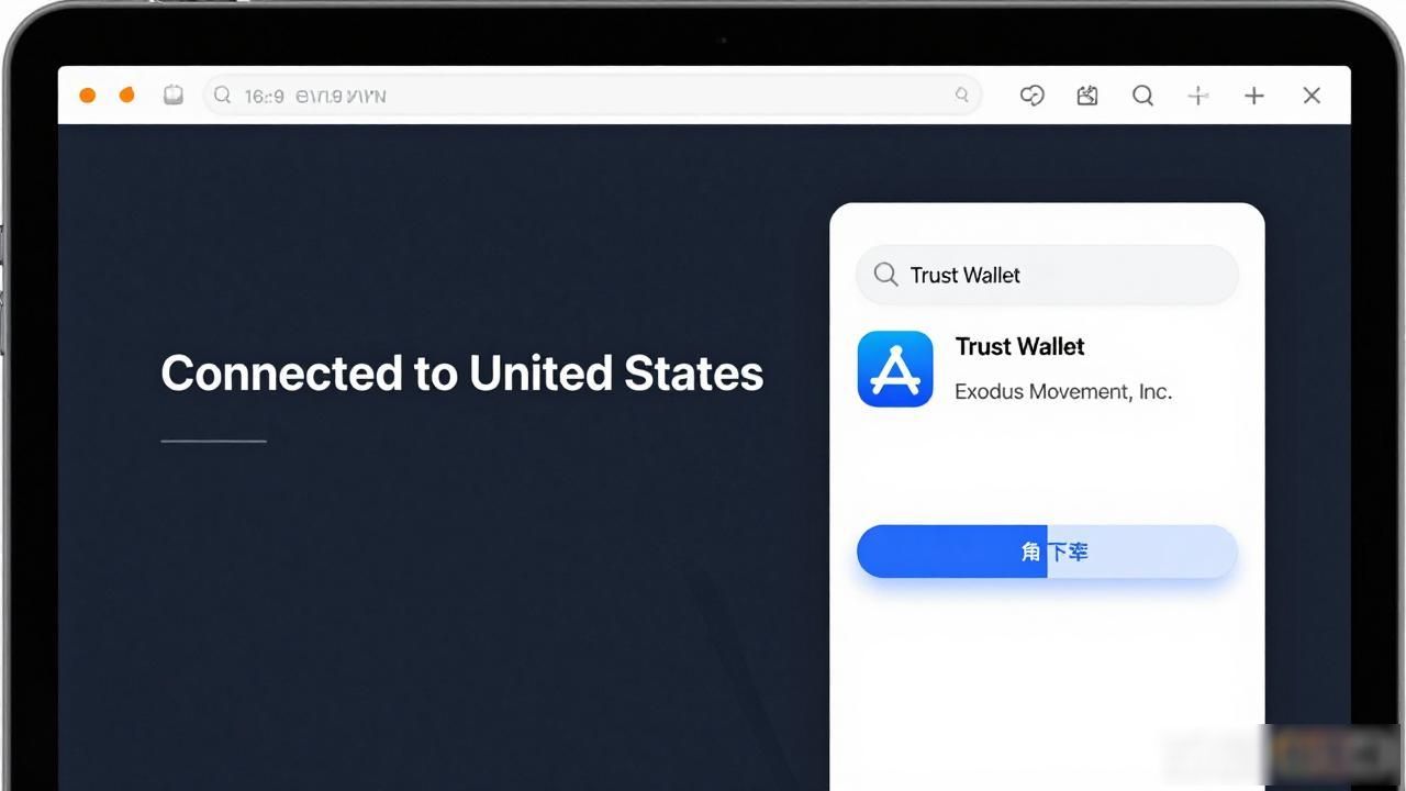 如何使用虚拟专用网络下载Trust钱包