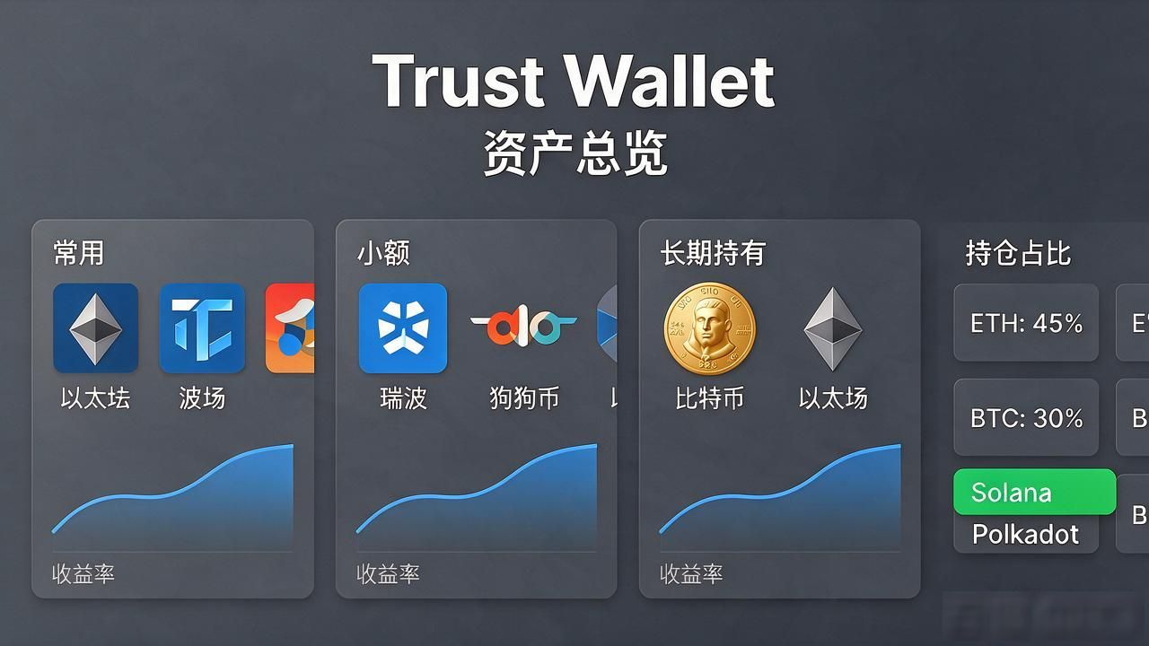 Trust Wallet界面更新，转账操作真的变简单了