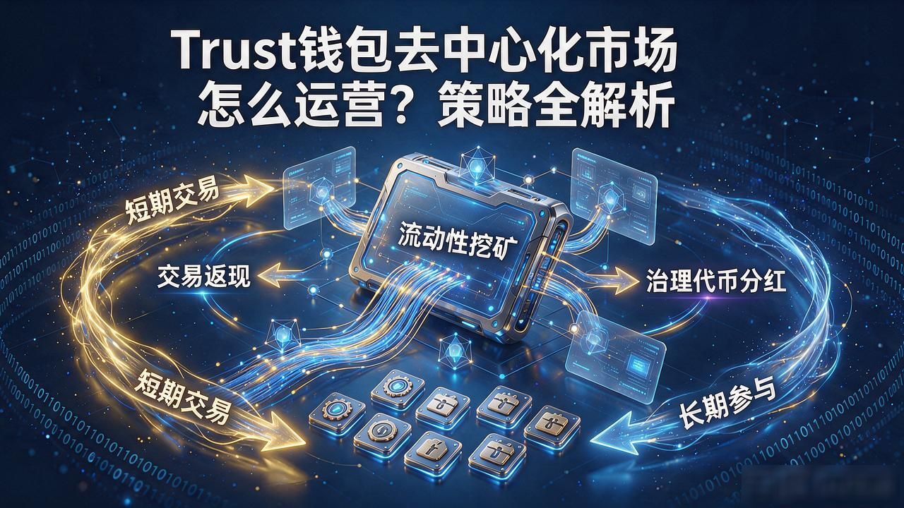 Trust钱包去中心化市场怎么运营?策略全解析