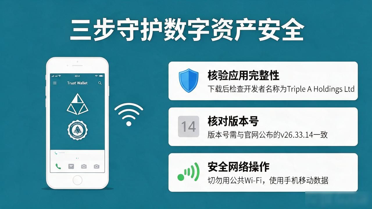 Trust Wallet官网下载指南:三步守护你的数字资产安全
