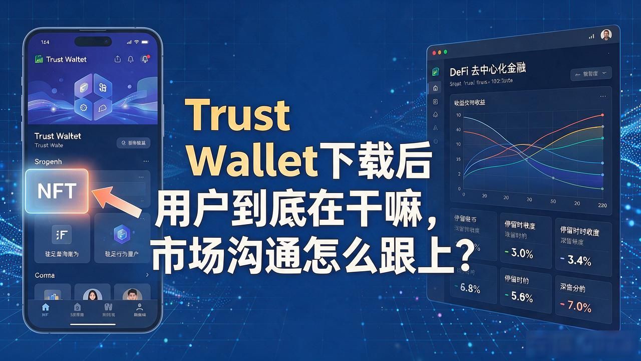 Trust Wallet下载后用户到底在干嘛，市场沟通怎么跟上