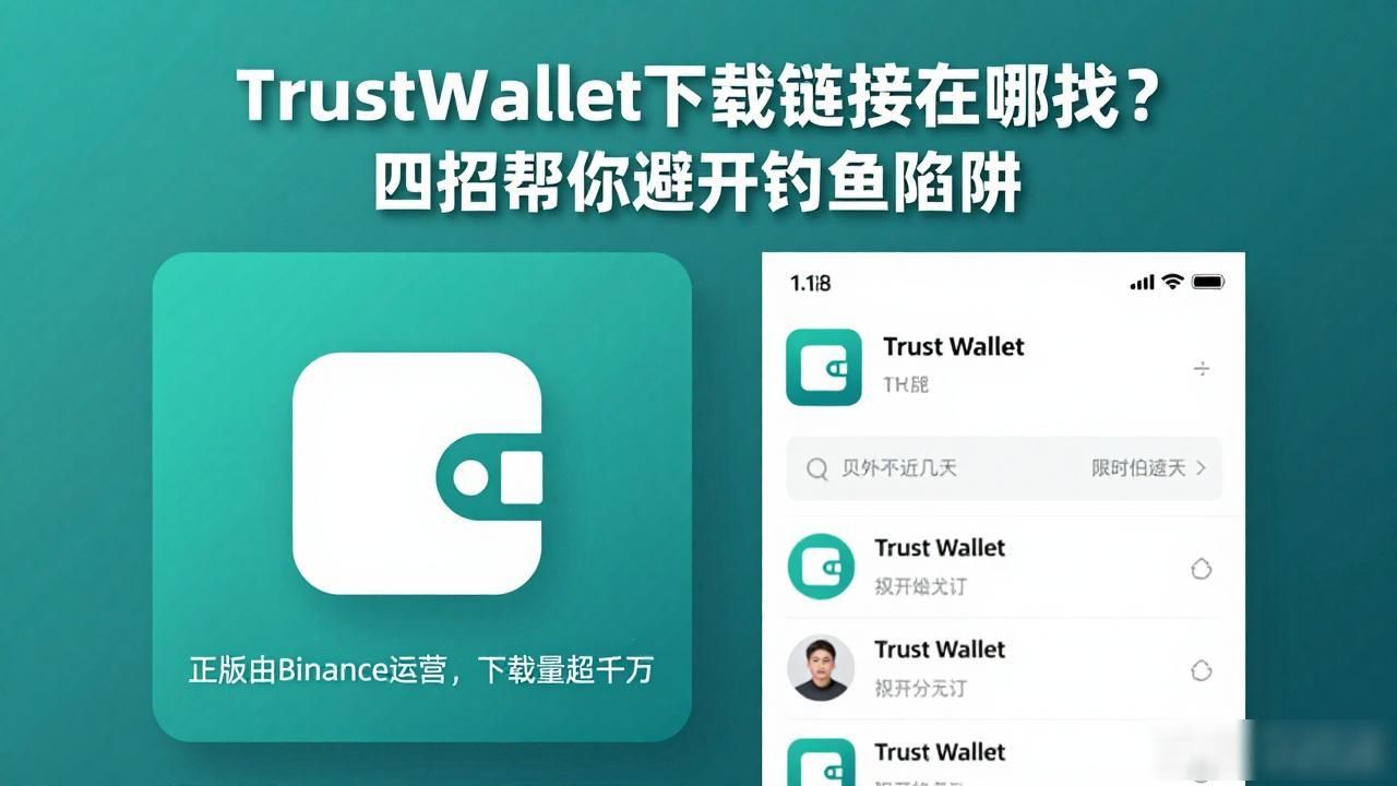 Trust Wallet下载链接在哪找？四招帮你避开钓鱼陷阱