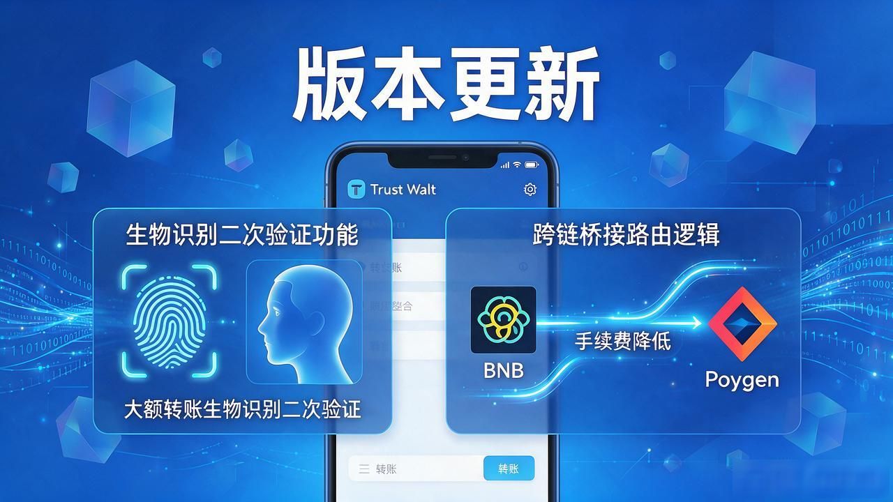 Trust Wallet钱包最新版本更新内容速看，这几处改动实用别错过