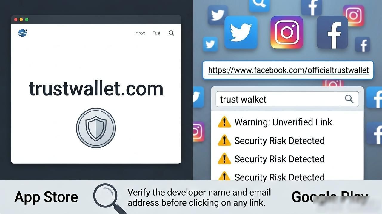 Trust Wallet山寨包太多了！怎么从官网安全下载安装？