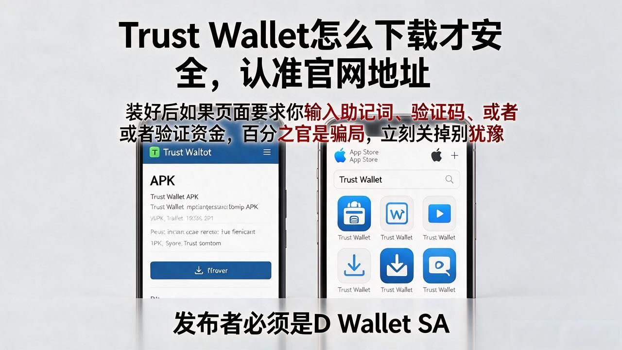 Trust Wallet怎么下载才安全,认准官网地址