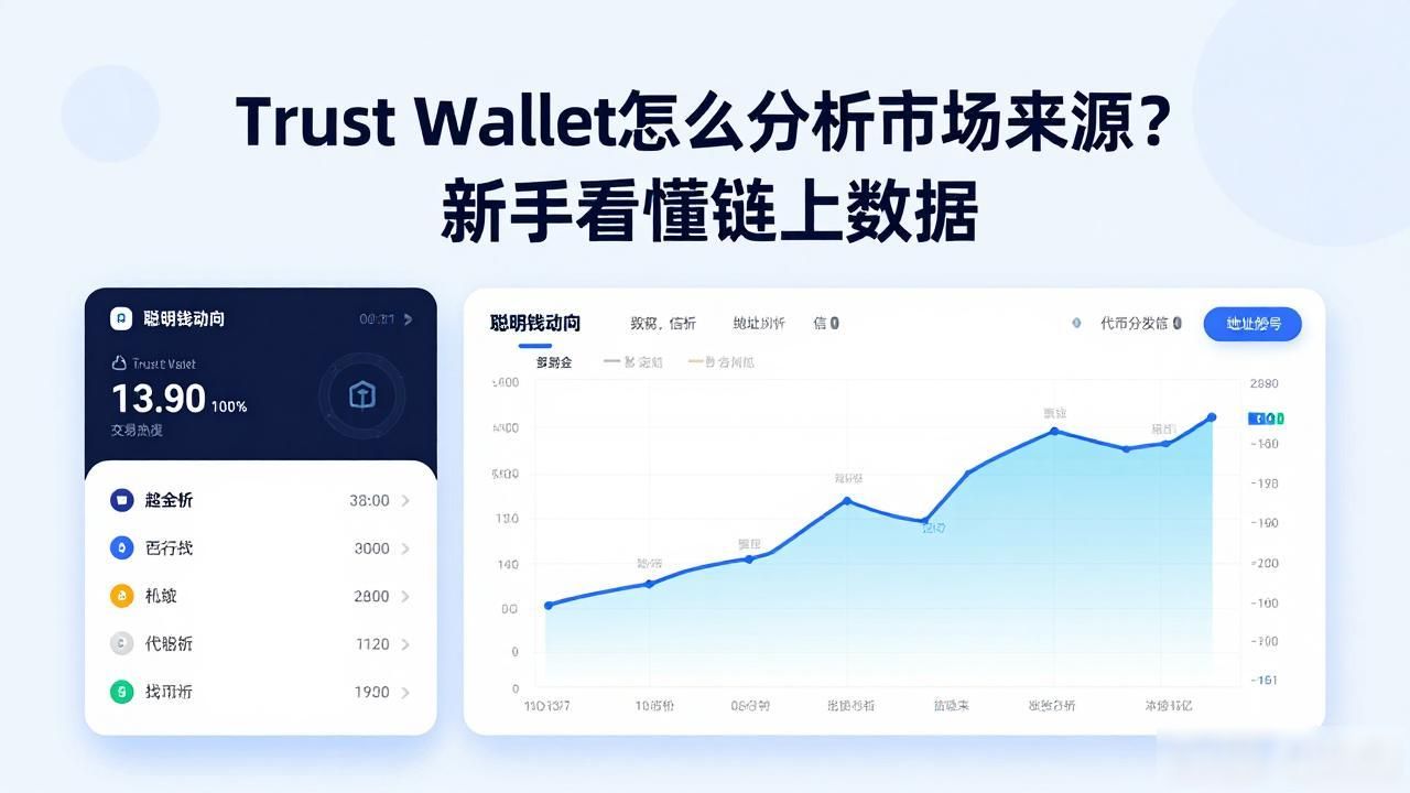 Trust Wallet怎么分析市场来源？新手看懂链上数据