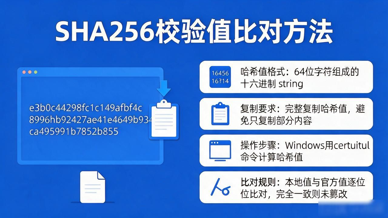 Trust Wallet官网SHA256校验值比对方法