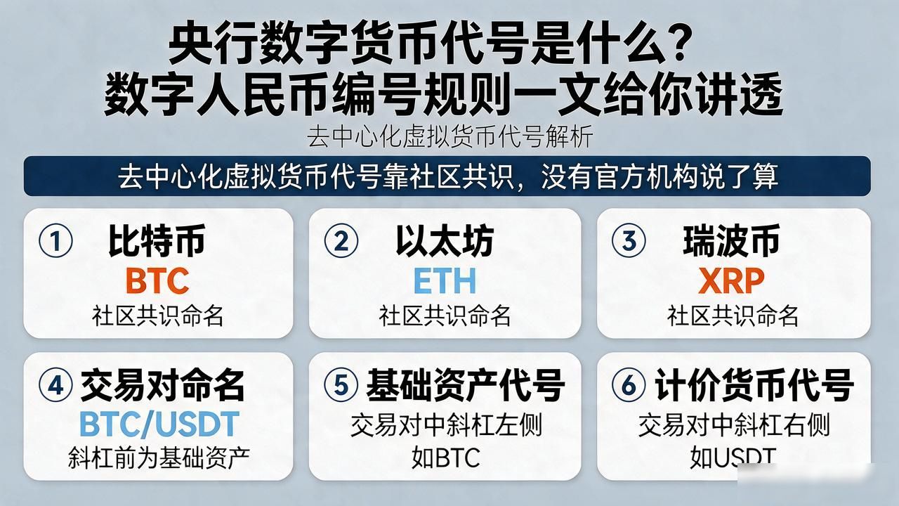 央行数字货币代号是什么?数字人民币编号规则一文给你讲透