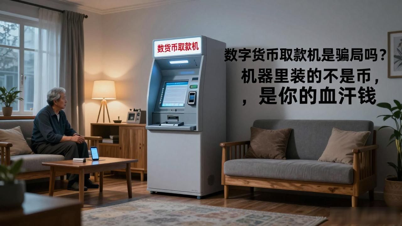 数字货币取款机是骗局吗？机器里装的不是币，是你的血汗钱