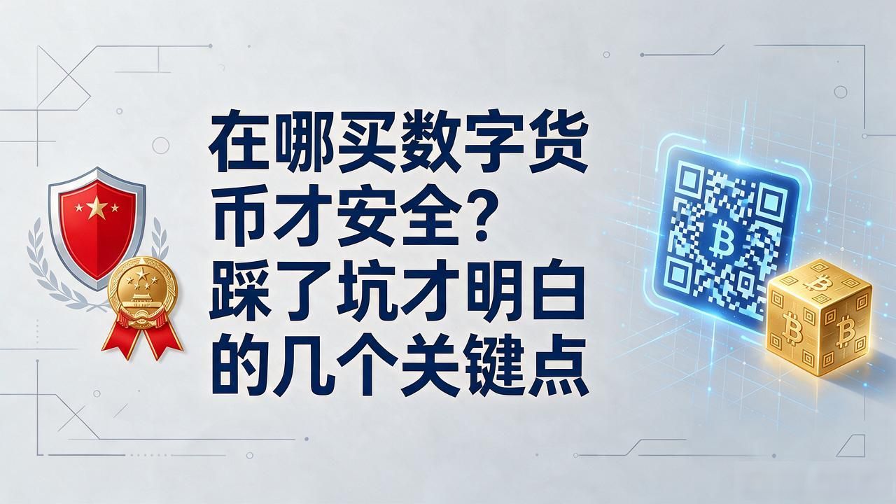 在哪买数字货币才安全?踩了坑才明白的几个关键点