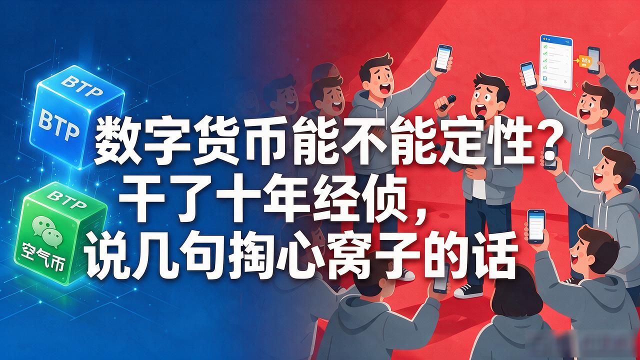 数字货币能不能定性？干了十年经侦，说几句掏心窝子的话