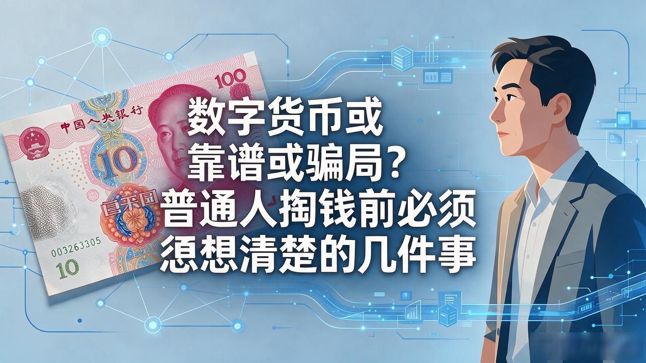 数字货币或靠谱或骗局?普通人掏钱前必须想清楚的几件事