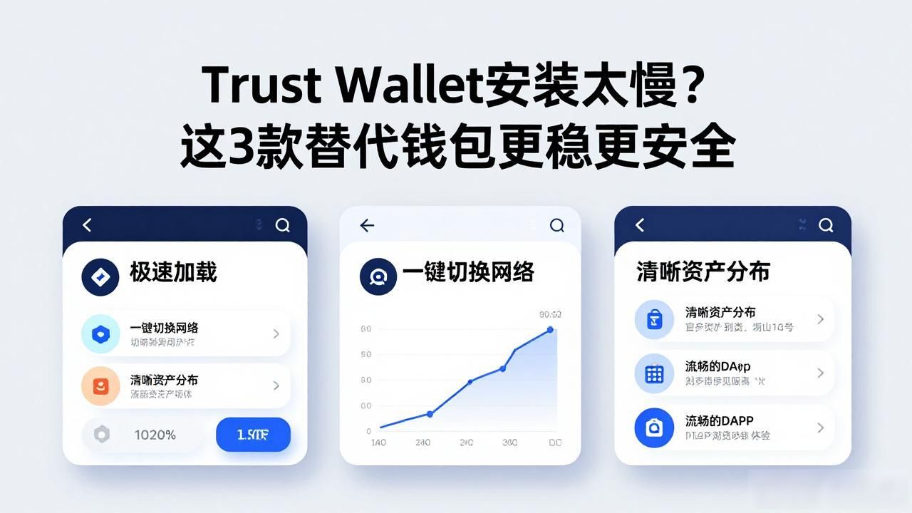 Trust Wallet安装太慢?这3款替代钱包更稳更安全