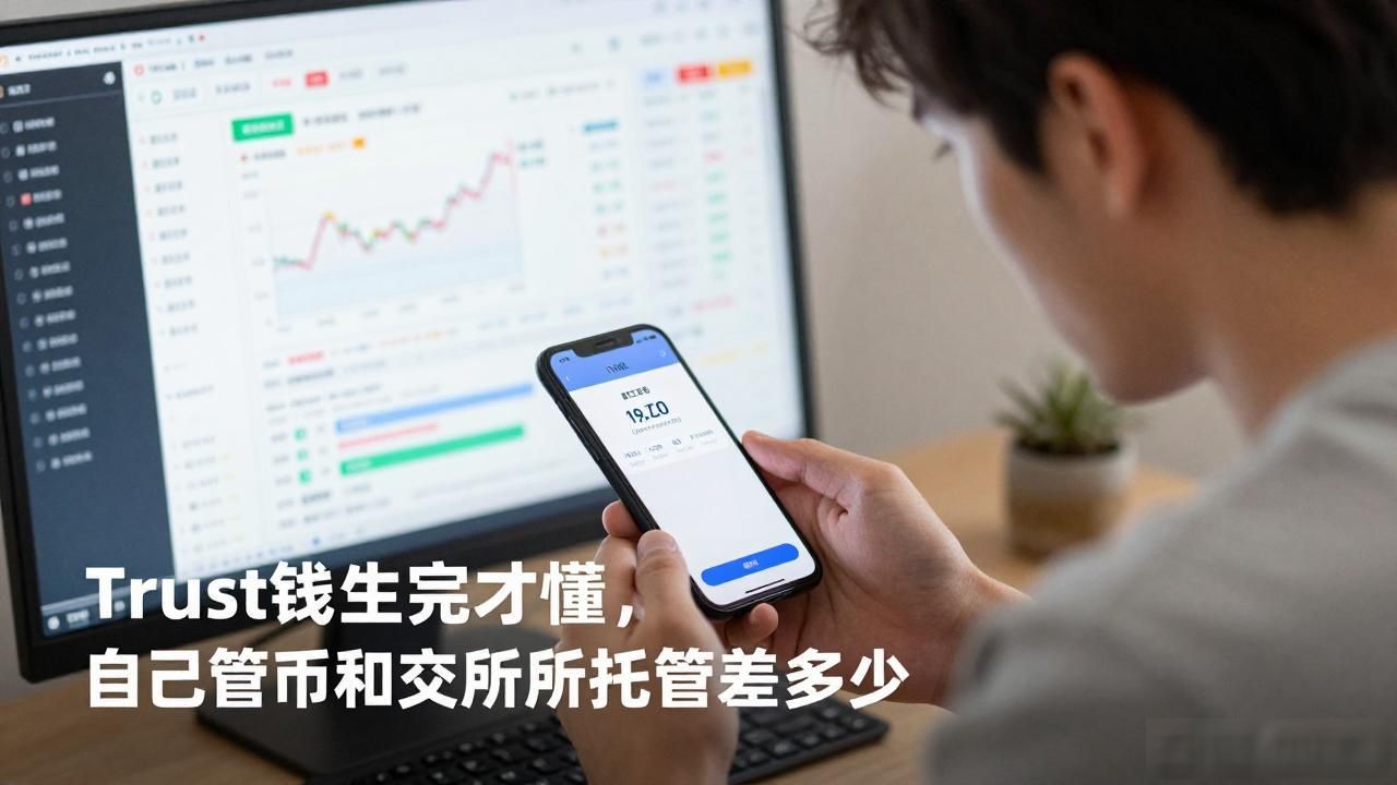 Trust钱包装完才懂,自己管币和交易所托管差多少
