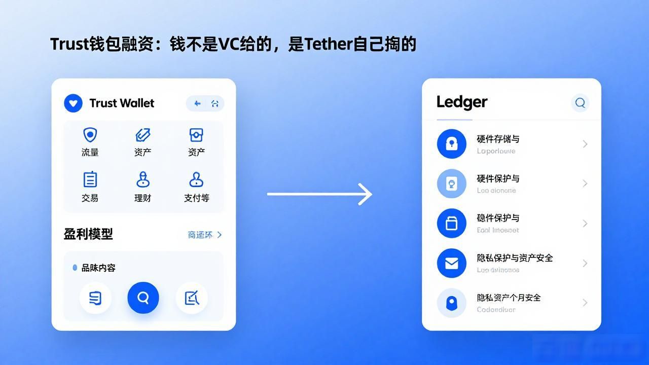 Trust钱包融资:钱不是VC给的,是Tether自己掏的