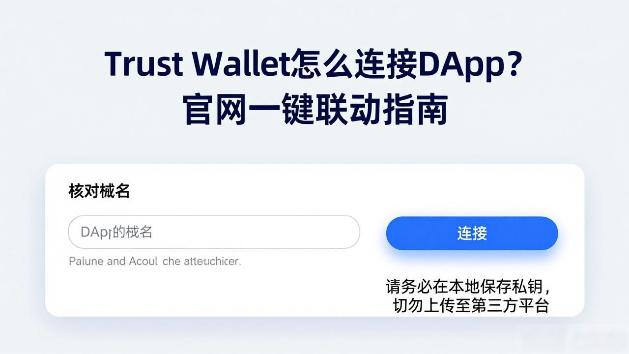 Trust Wallet怎么连接DApp?官网一键联动指南