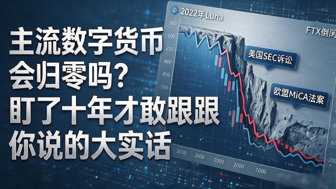 主流数字货币会归零吗？盯了十年才敢跟你说的大实话