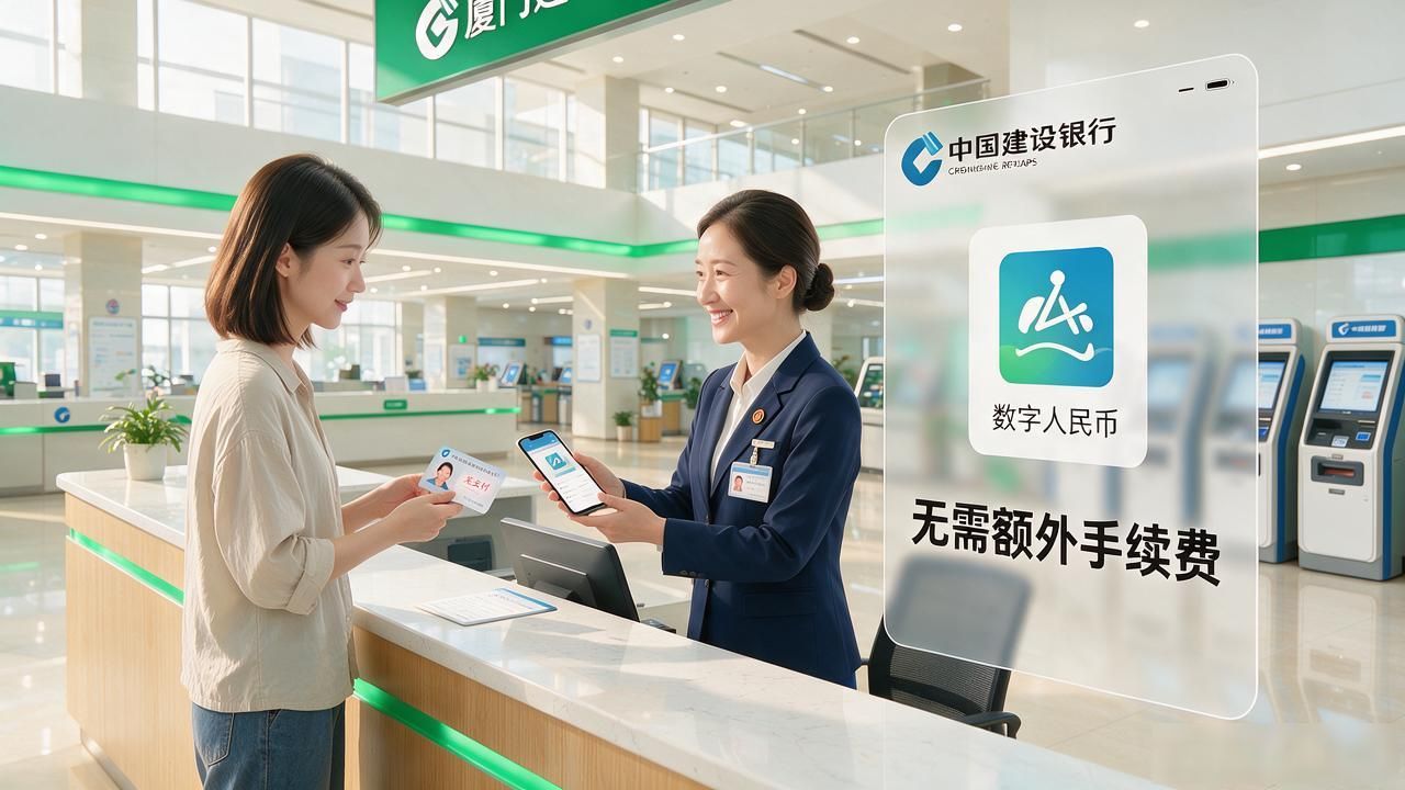 在厦门建行怎么开通数字货币钱包?办理、使用、优惠一篇讲透