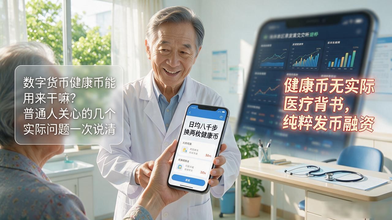 数字货币健康币能用来干嘛？普通人关心的几个实际问题一次说清