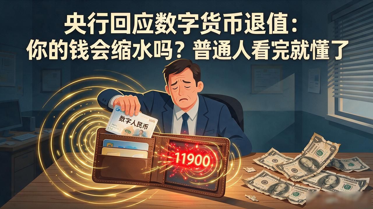 央行回应数字货币退值：你的钱会缩水吗？普通人看完就懂了