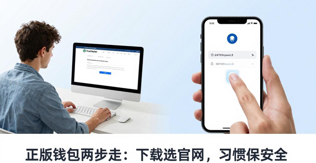 正版钱包两步走:下载选官网,习惯保安全