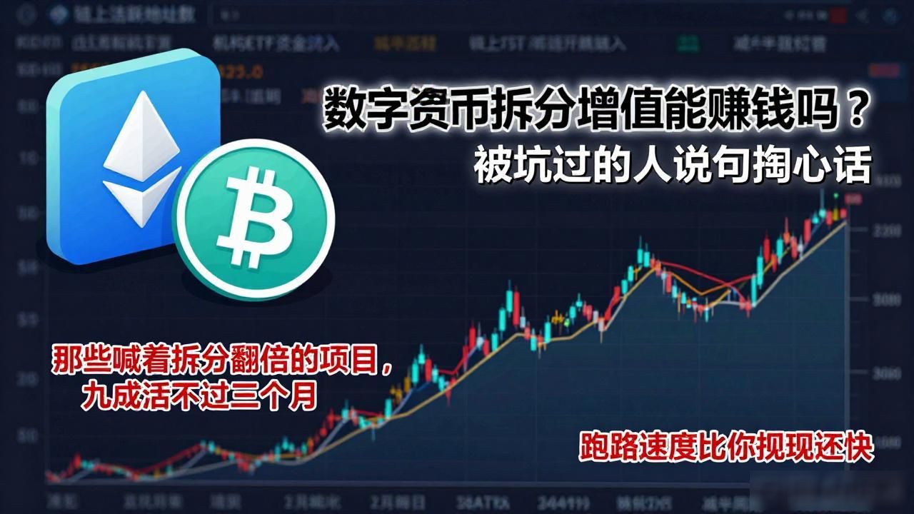 数字货币拆分增值能赚钱吗？被坑过的人说句掏心话
